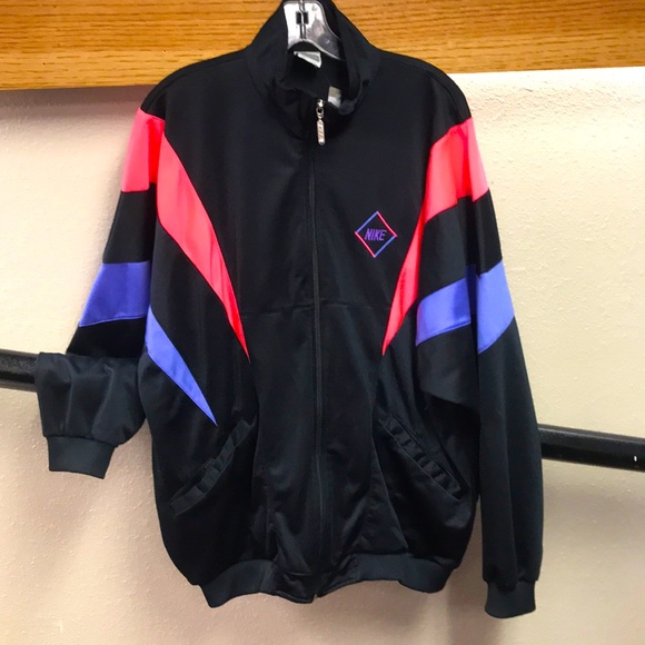 Nike Other - Vintage Nike zip down high collar jacket lightweight